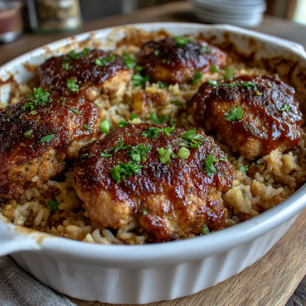BBQ Chicken and Rice