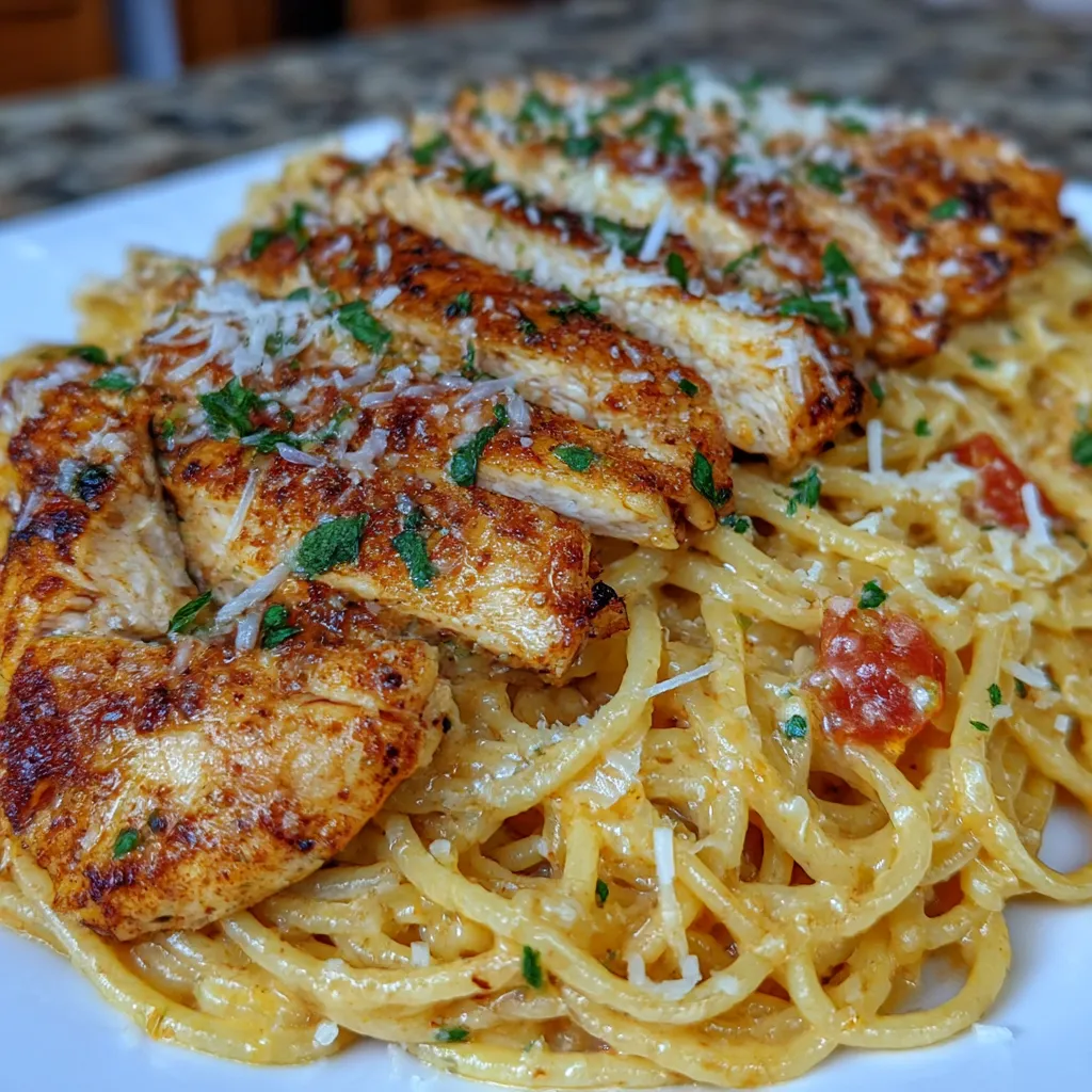 Cajun Chicken Spaghetti