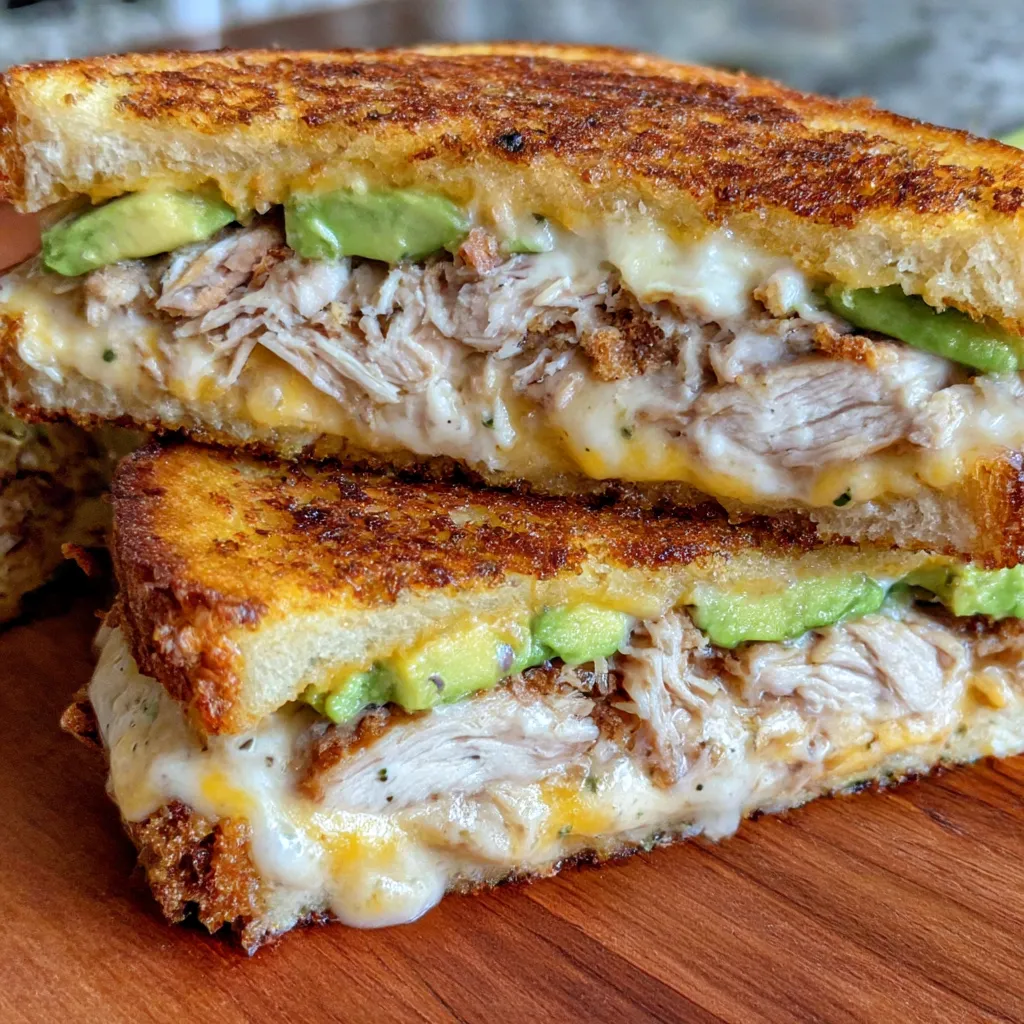Chicken Avocado Melt Sandwich