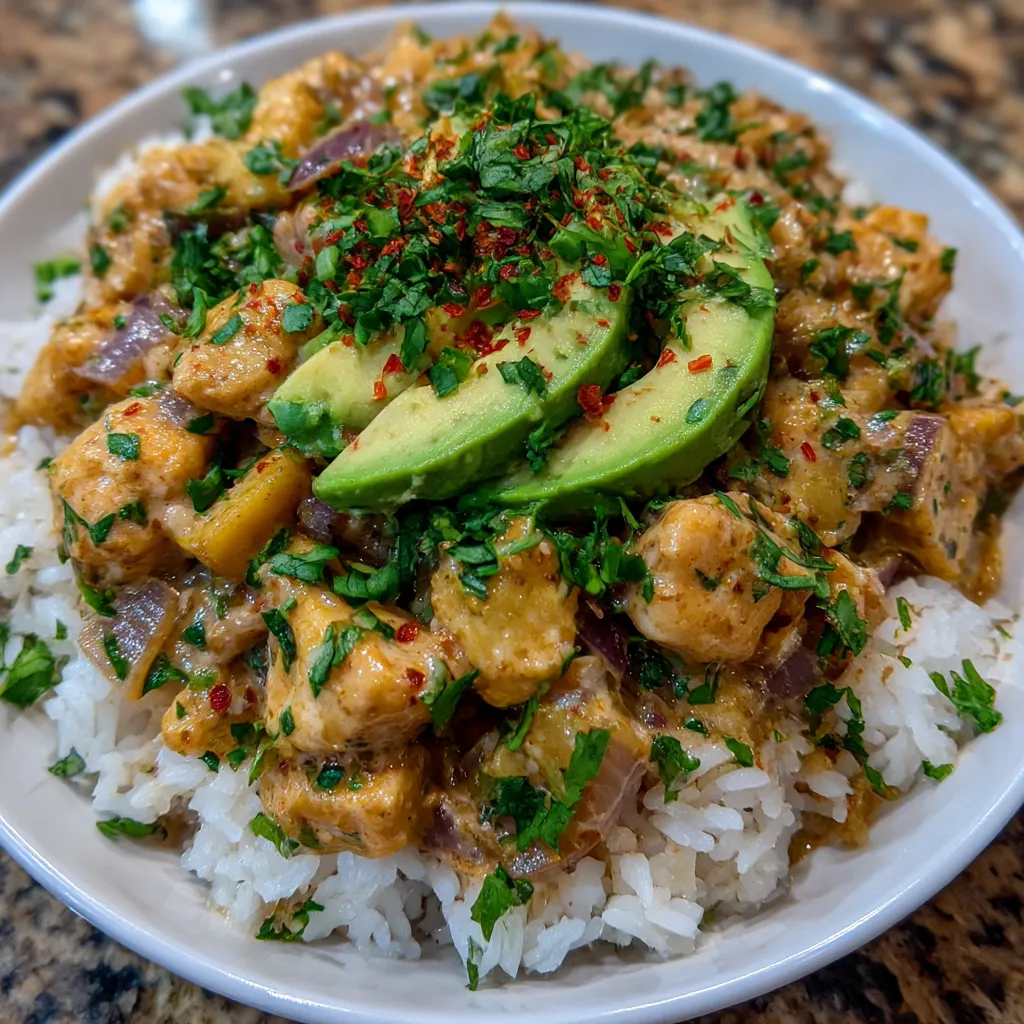 Coconut Chicken Rice Bowl