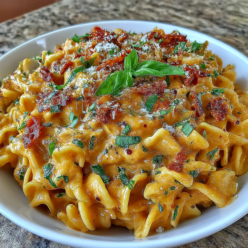 Creamy Sun-Dried Tomato Vegan Pasta