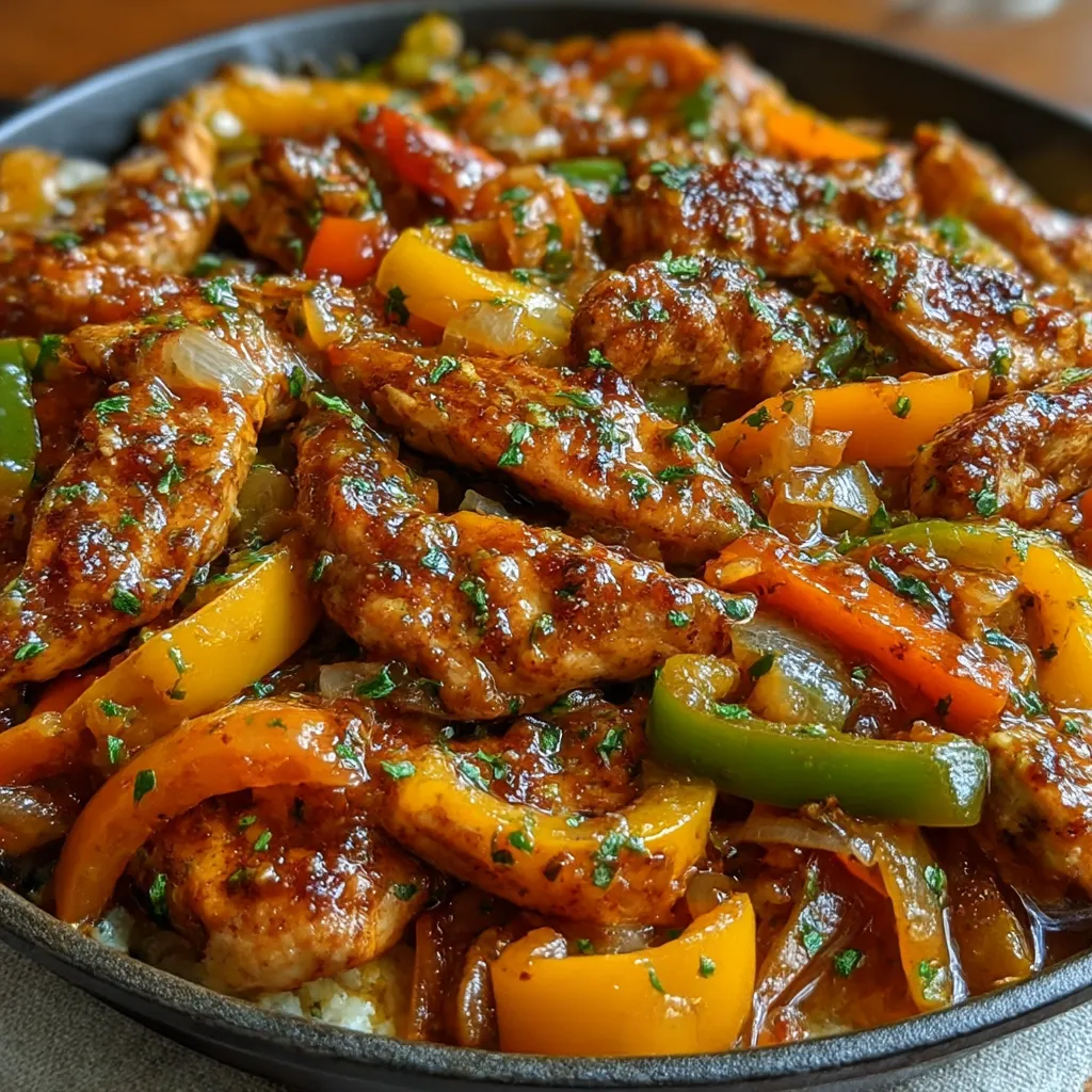 Flavorful Cajun Chicken with Sweet Bell Peppers