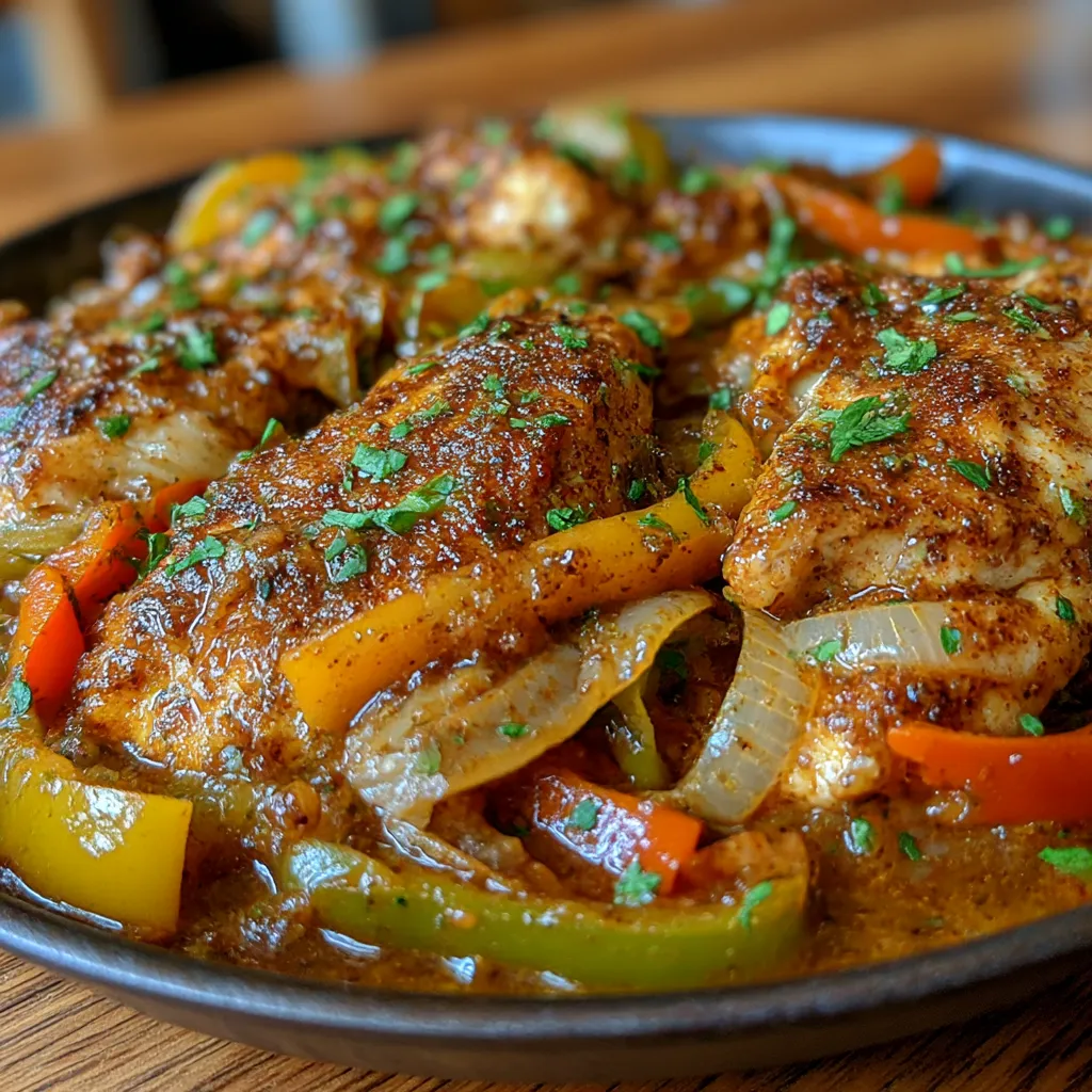 Flavorful Cajun Chicken with Sweet Bell Peppers