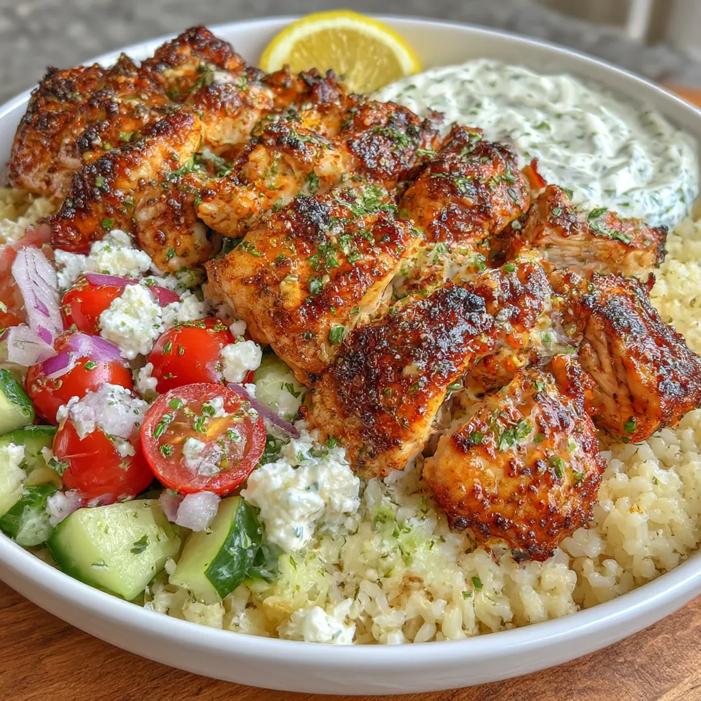 Greek Chicken Bowls