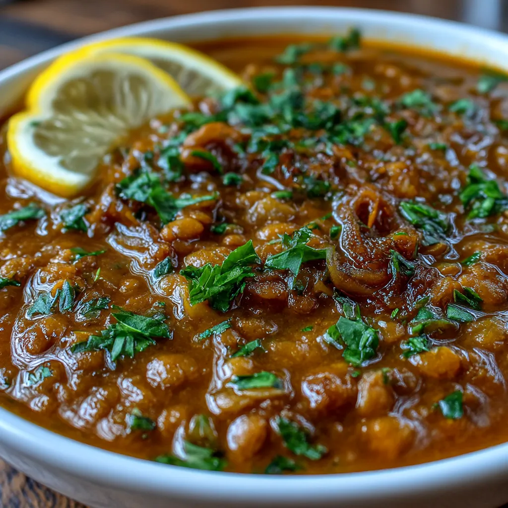 High Fiber Lebanese Lemon Lentil Soup