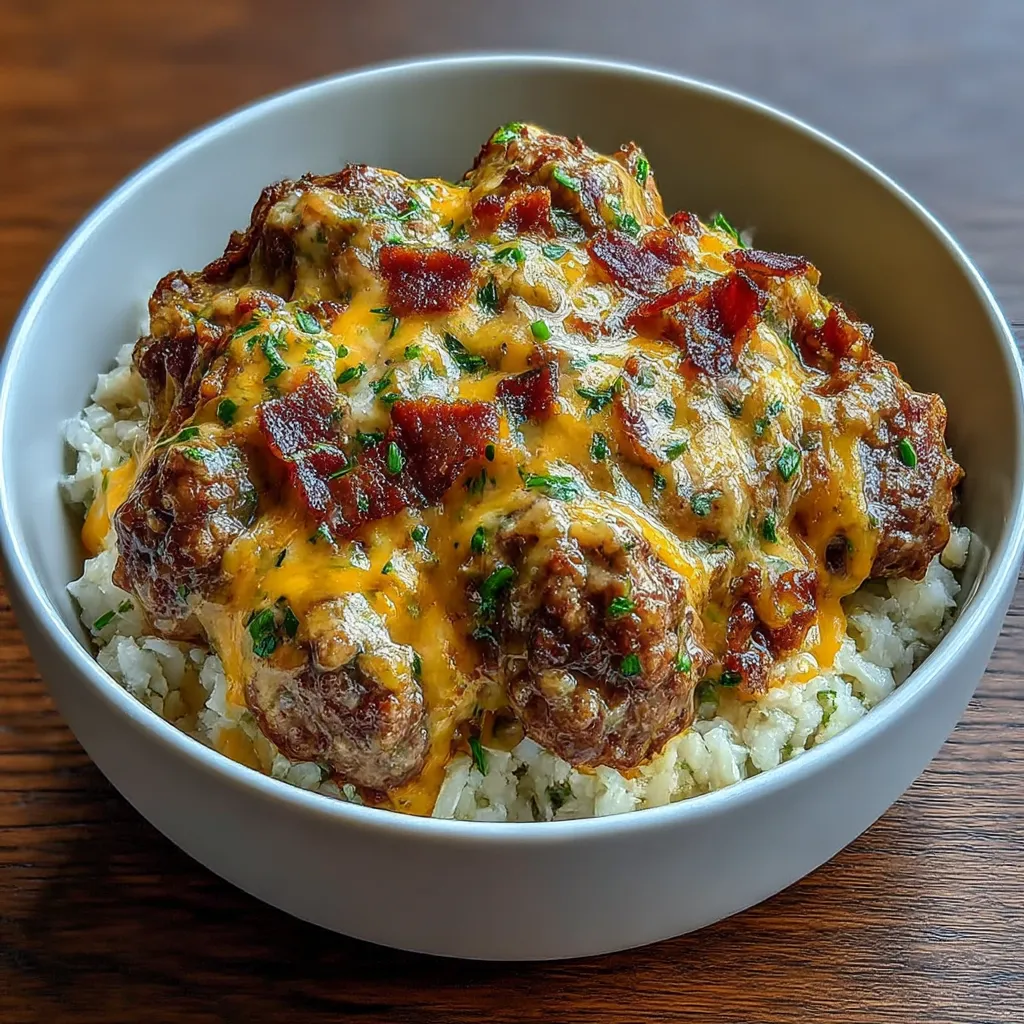 Keto Cheeseburger Bowls