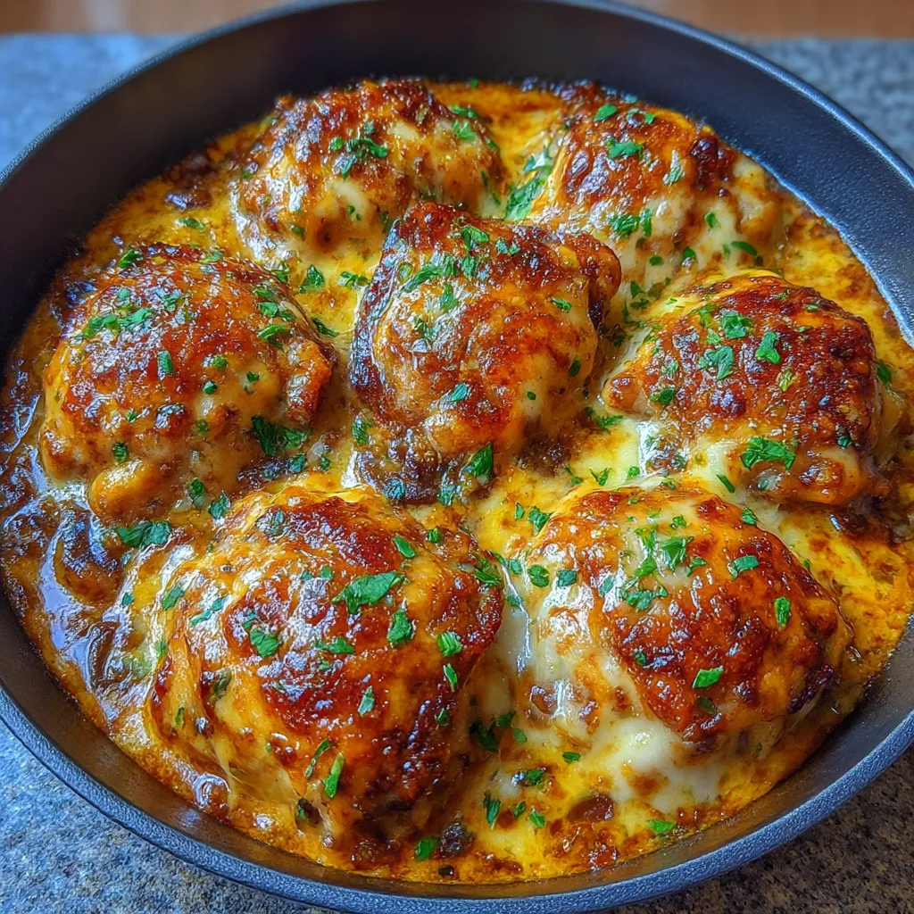 One-Pan Keto Pollo con Queso