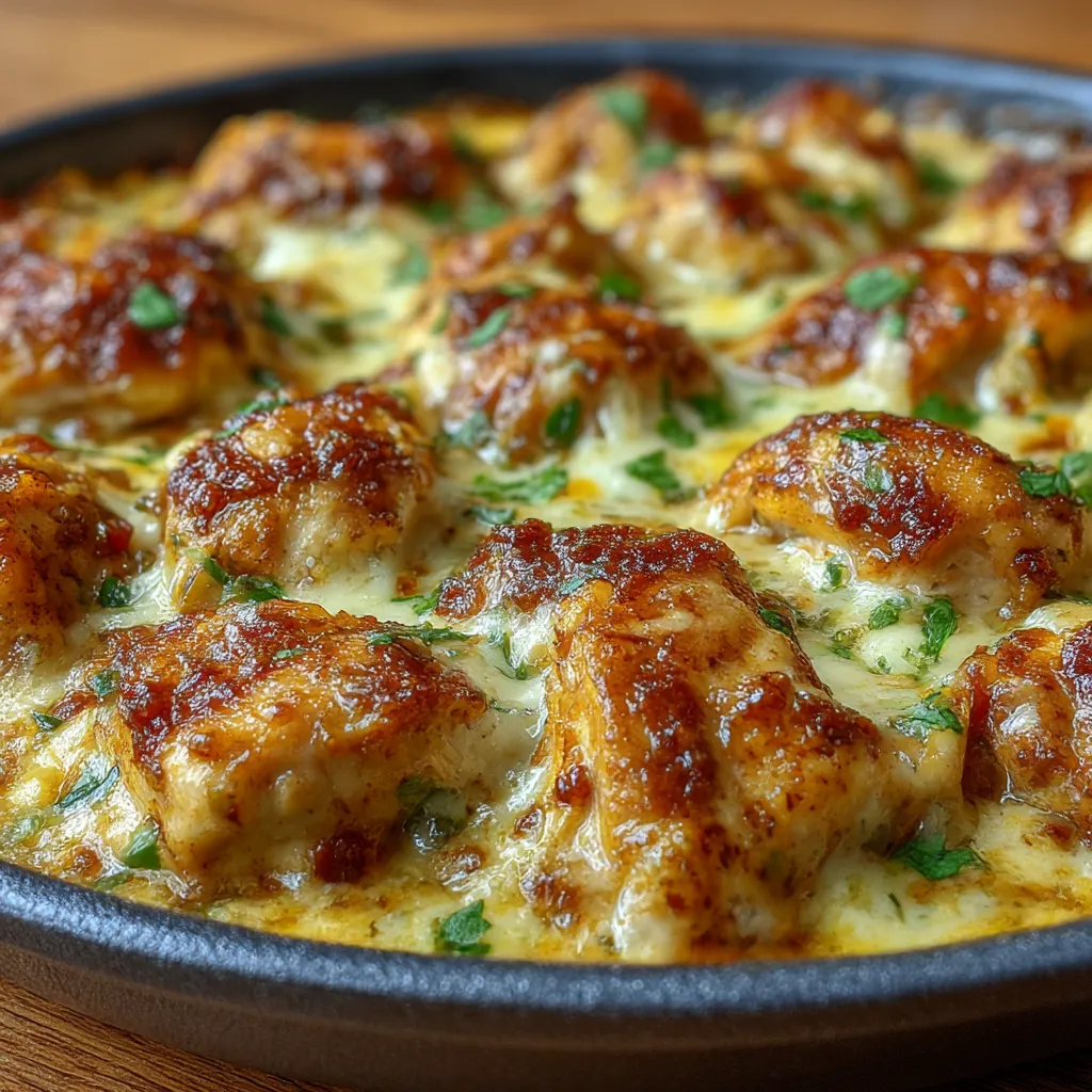 One-Pan Keto Pollo con Queso