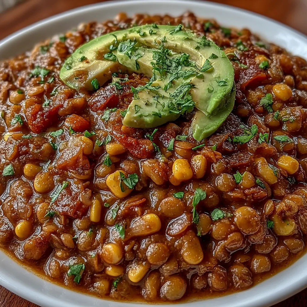 One Pot Vegetarian Mexican Lentils
