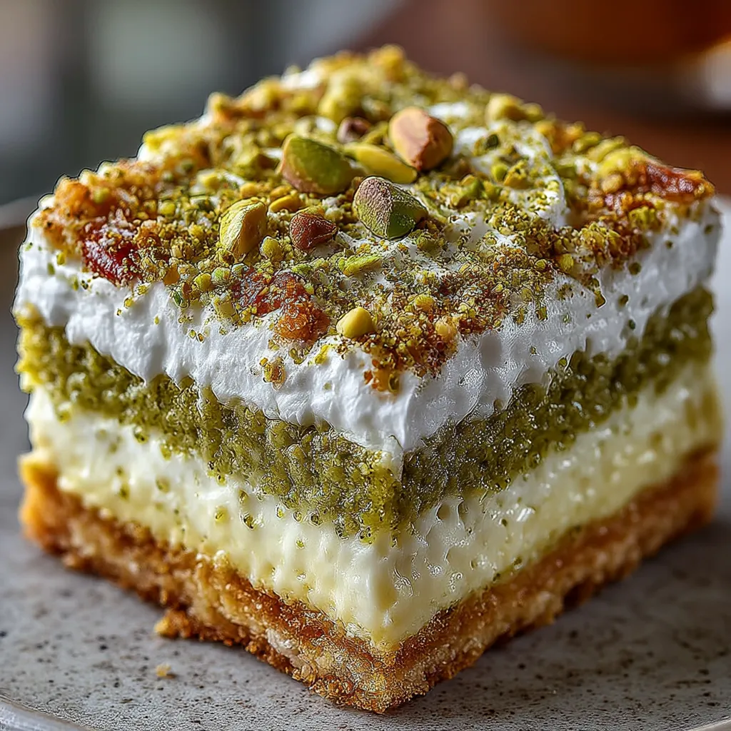 Pistachio Layered Dessert