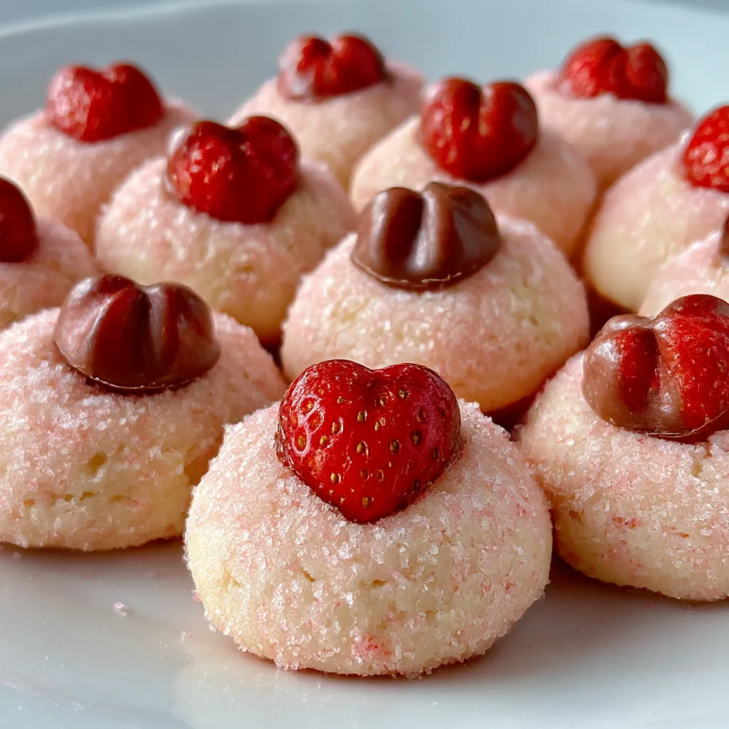 Strawberry Kiss Cookies