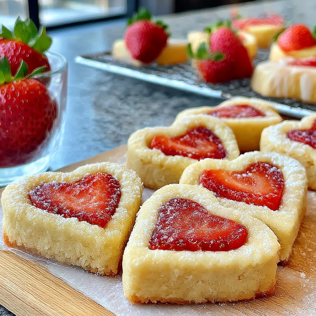 Strawberry Shortbread Cookies