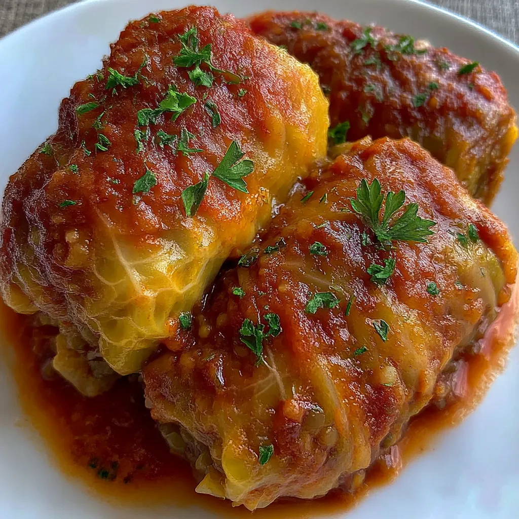 Vegetarian Stuffed Cabbage Rolls