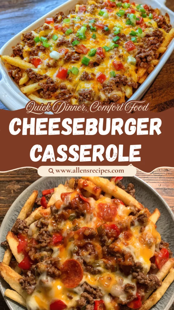 Cheeseburger French Fry Casserole