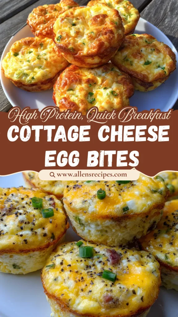Cheesy Cottage Cheese Egg Bites