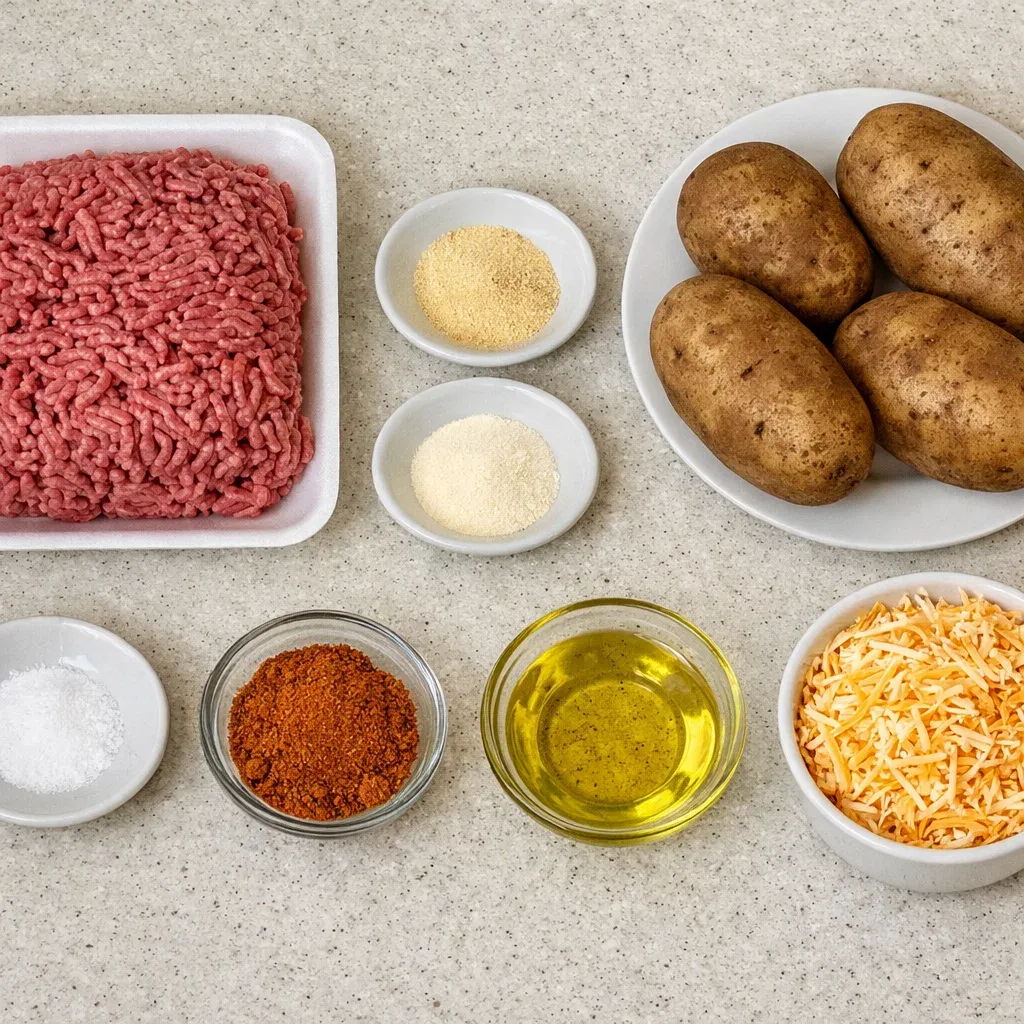 Cheesy Taco Potatoes