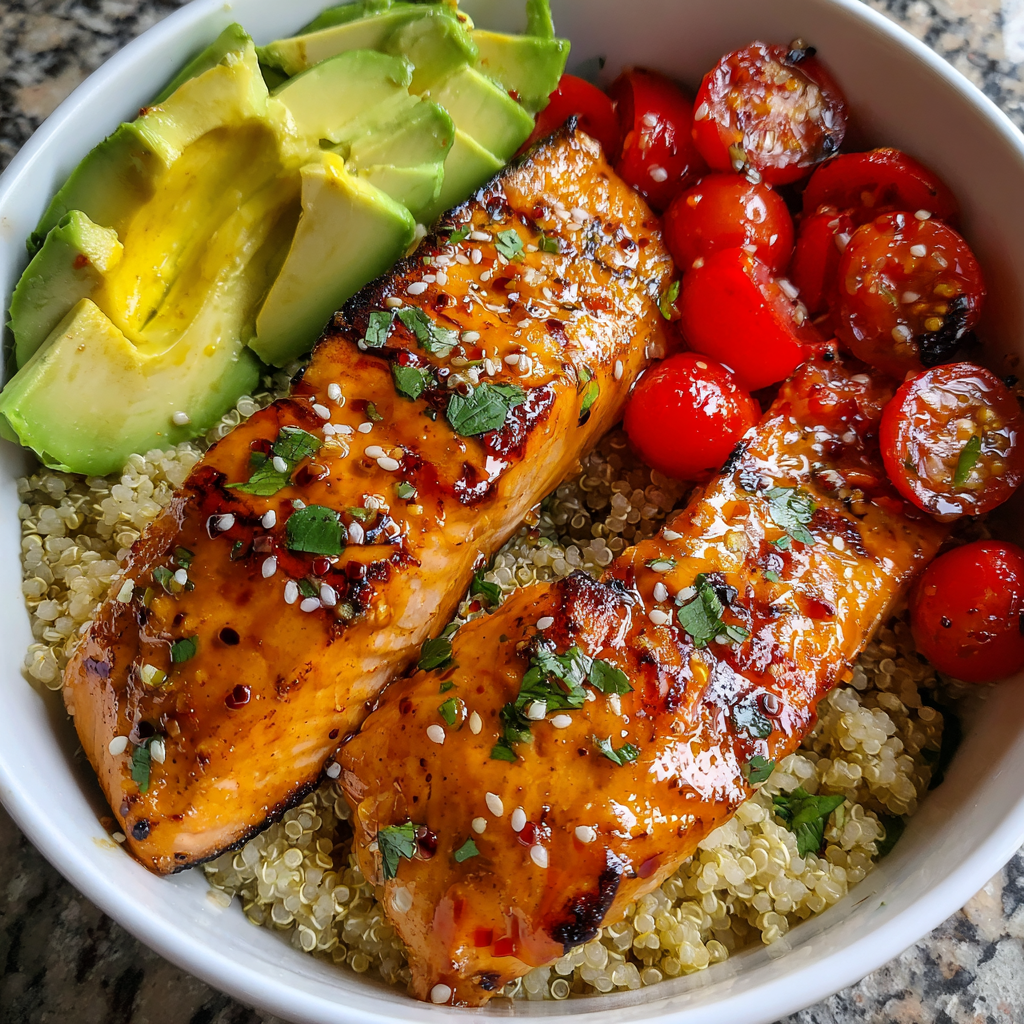 Chili Lime Salmon Bowls