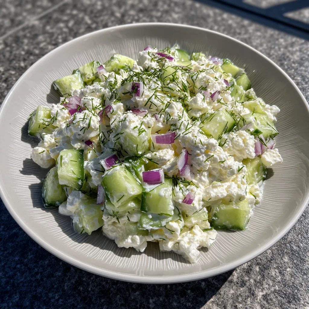Cottage Cheese and Cucumber Salad