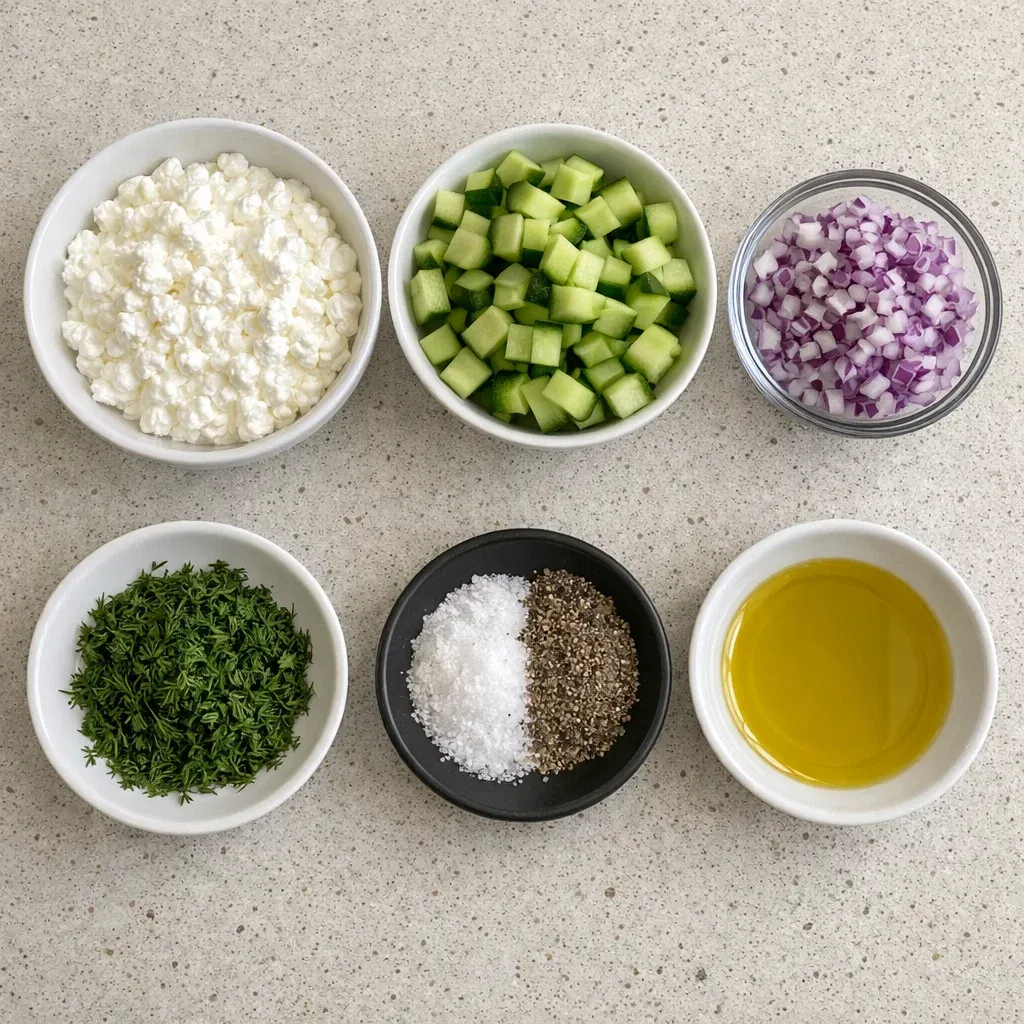 Cottage Cheese and Cucumber Salad