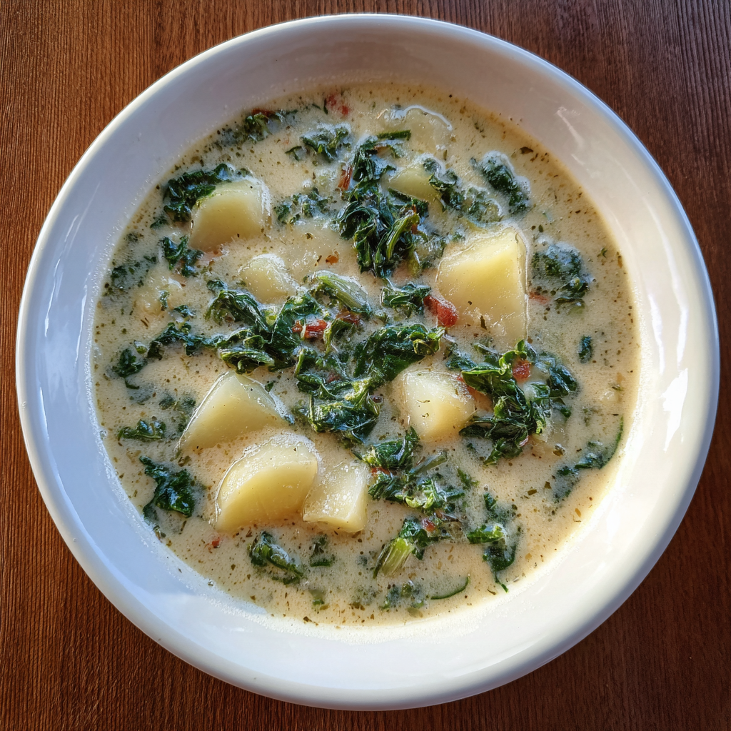 Creamy Potato Kale Soup