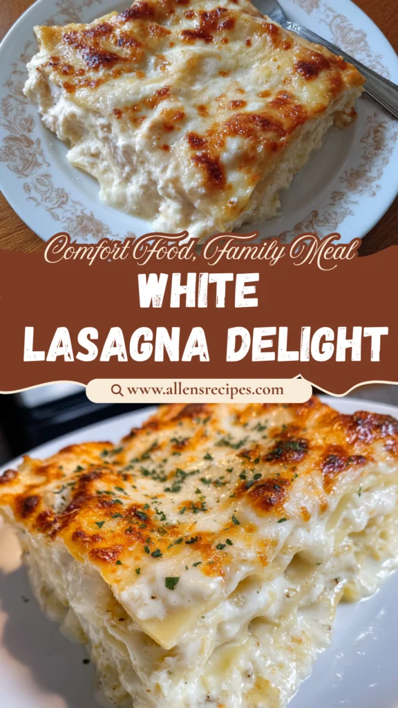 Creamy White Lasagna Delight