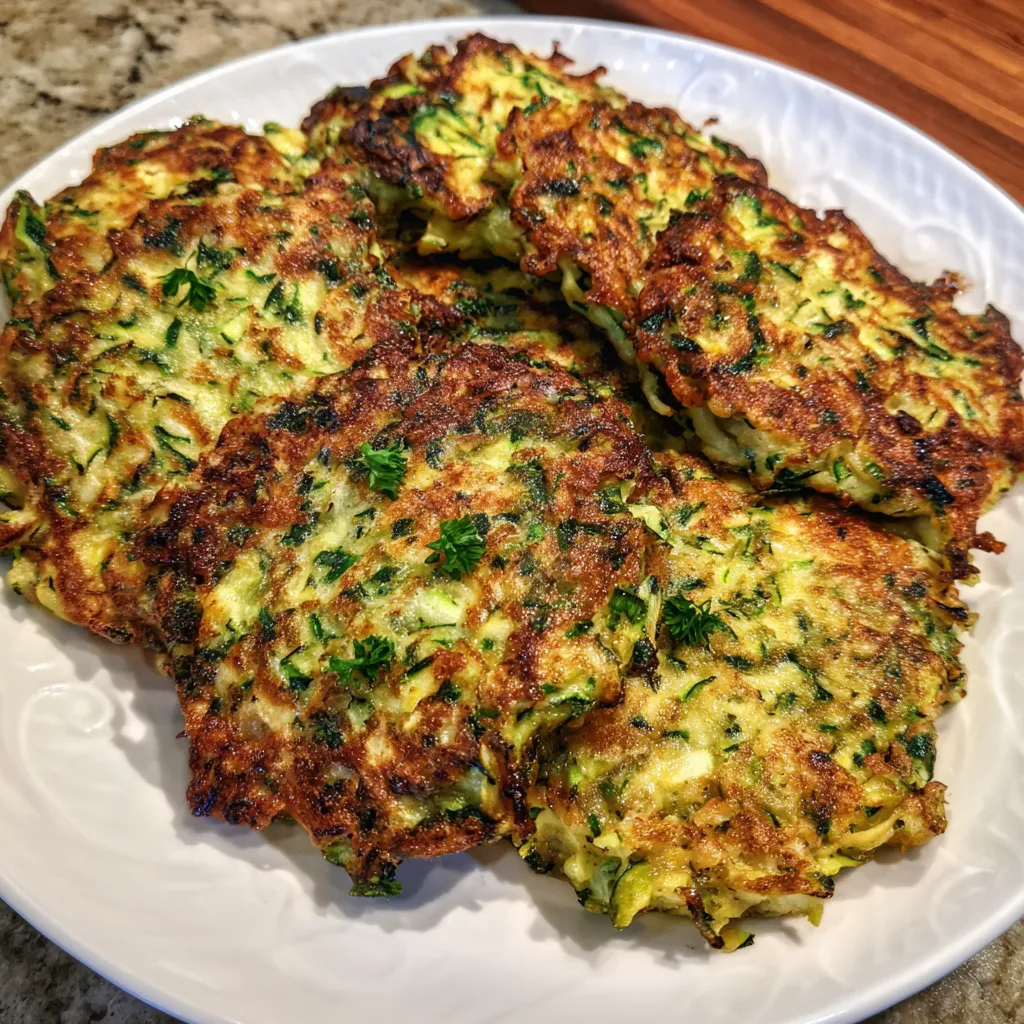 Crispy Zucchini Fritters