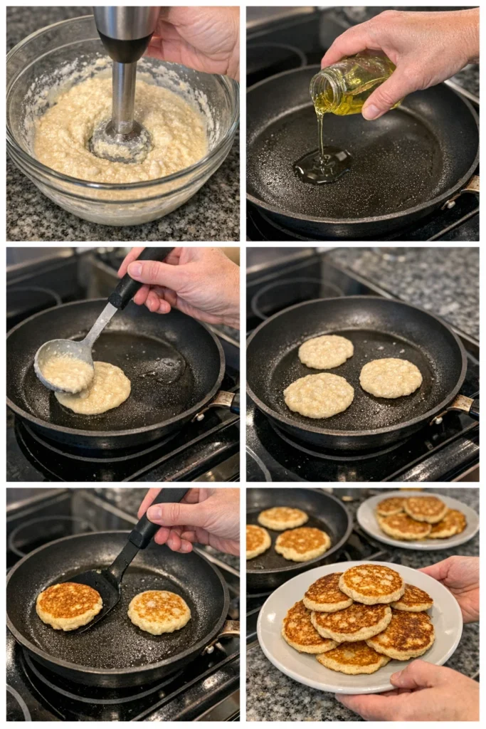 Flourless Cottage Cheese Pancakes