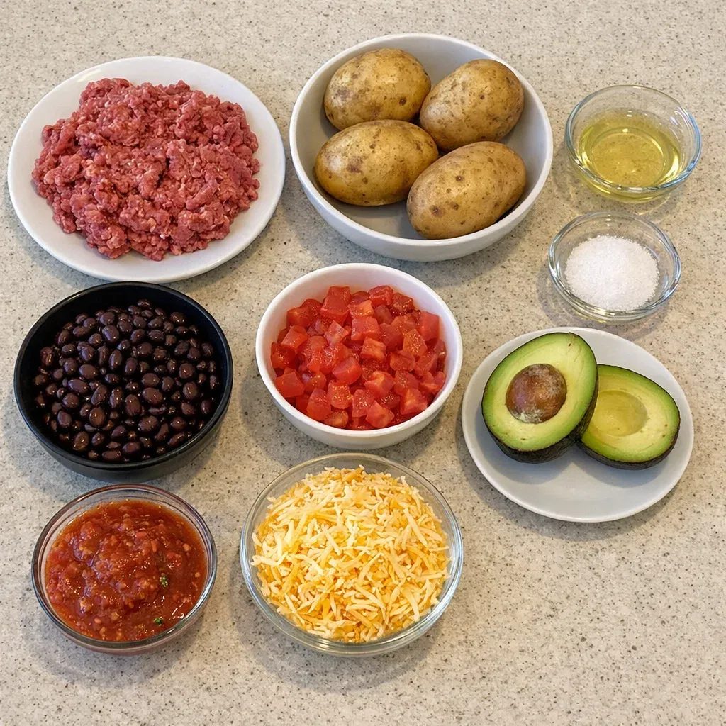 Loaded Potato Taco Bowl