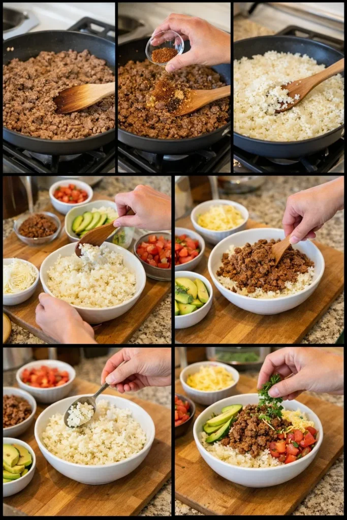 Low Carb Burrito Bowl