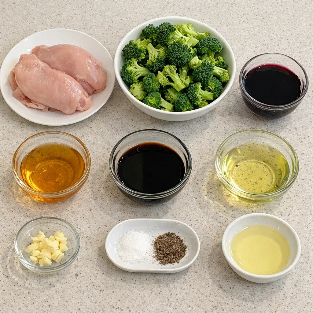 One-Pan Chicken and Broccoli Dinner