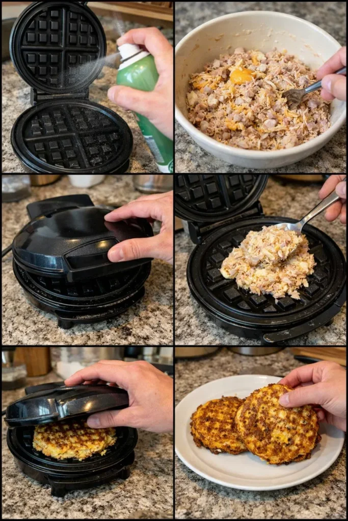 Savory Tuna Melt Chaffle