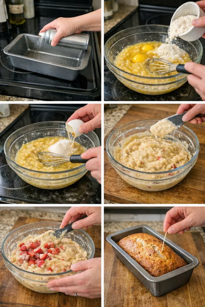 Strawberry Banana Bread