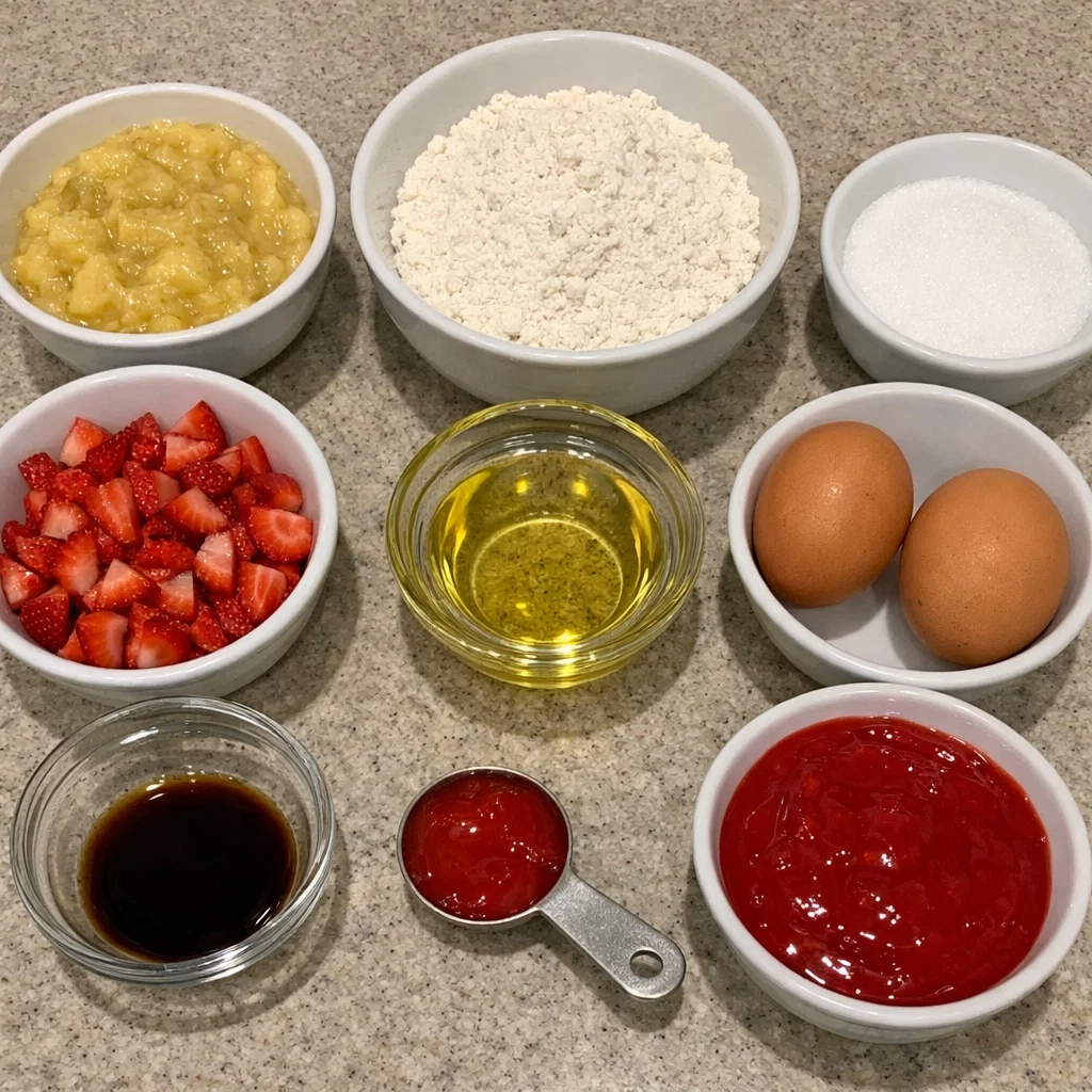 Strawberry Banana Bread