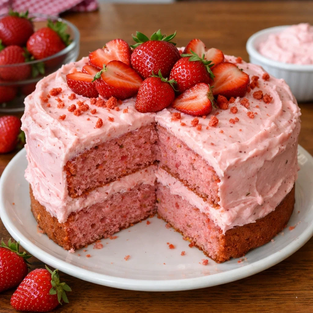 Strawberry Cake Recipe