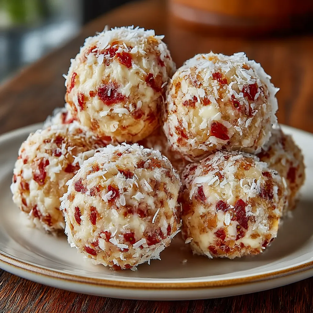 Strawberry Cheesecake Protein Balls