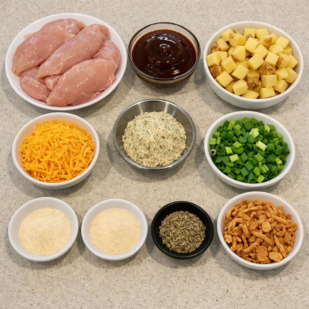 Honey BBQ Chicken Potatoes