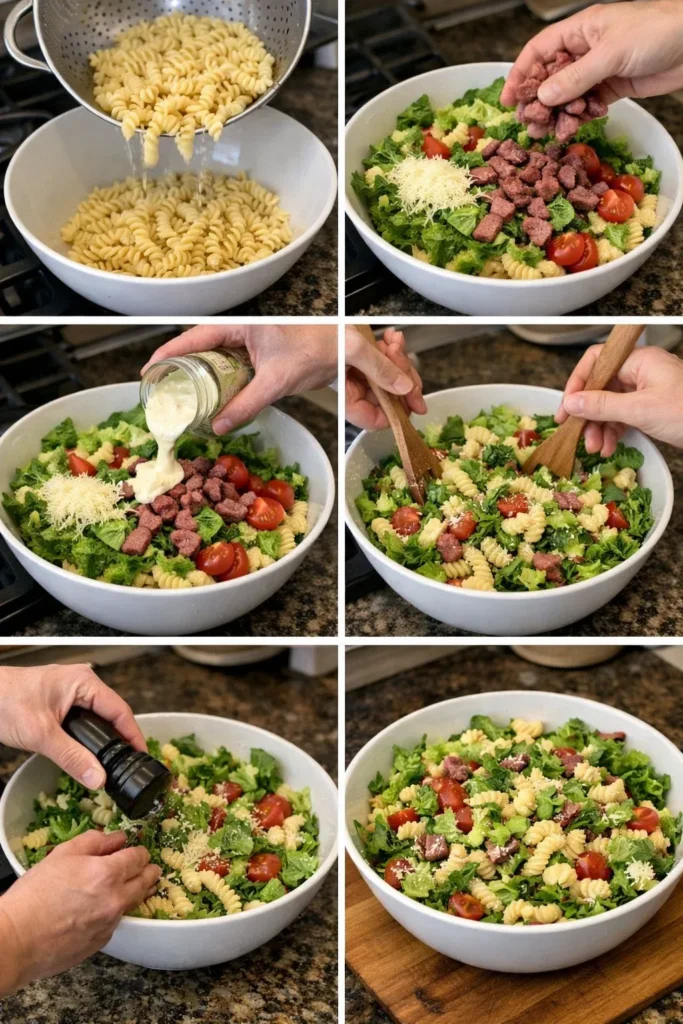 Caesar Pasta Salad