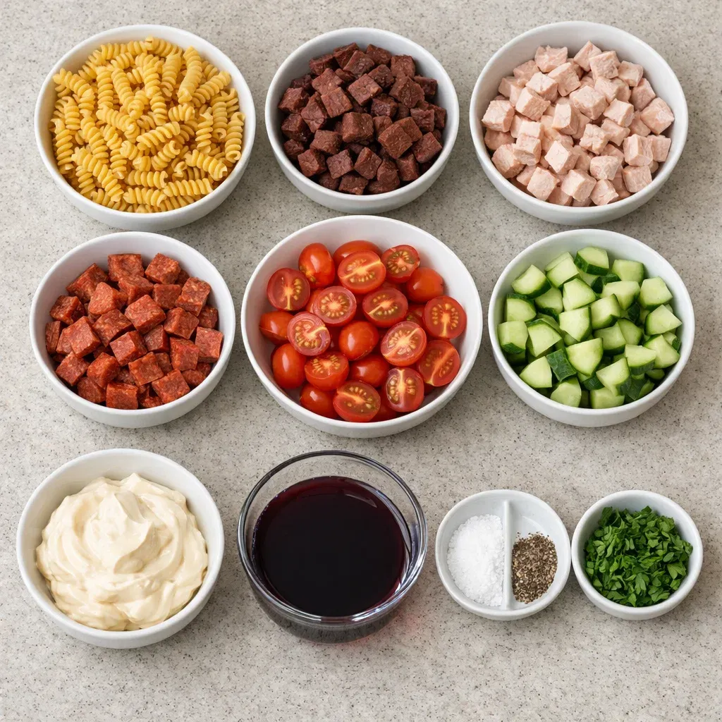 Club Sandwich Pasta Salad