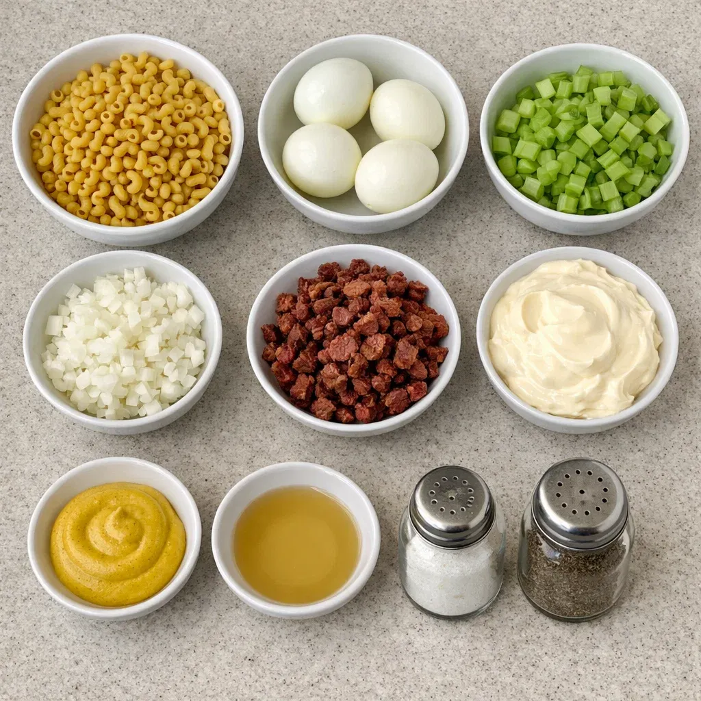 Creamy Deviled Egg Pasta Salad