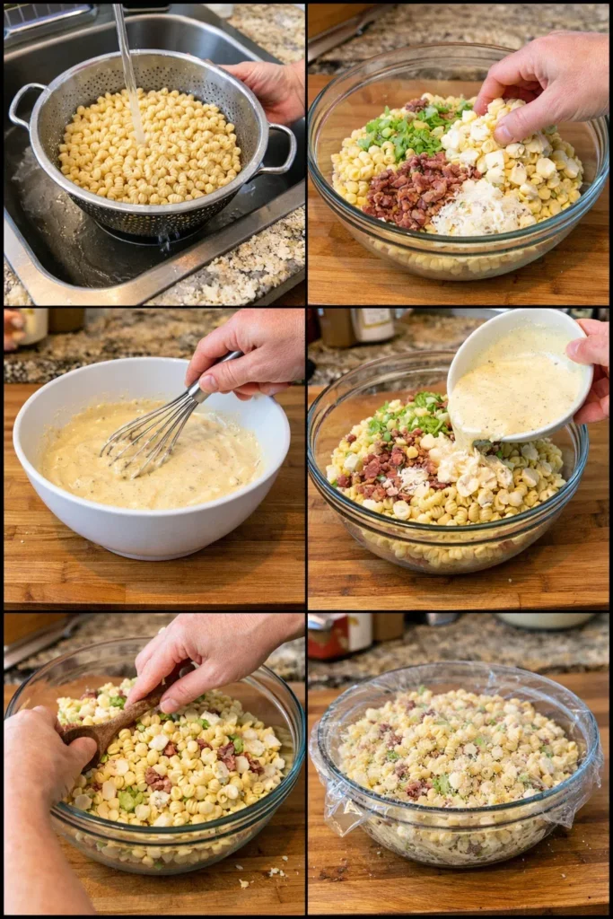 Creamy Deviled Egg Pasta Salad