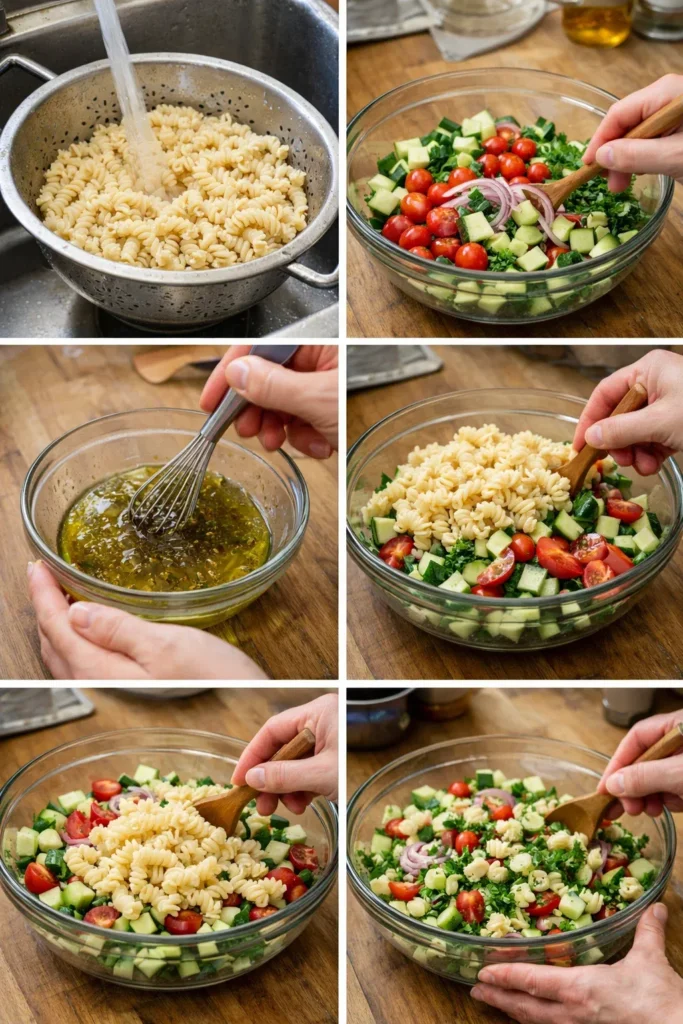 Cucumber Pasta Salad