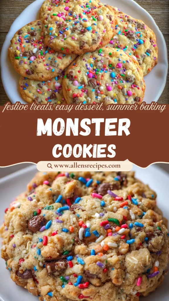 4th of July Monster Cookies