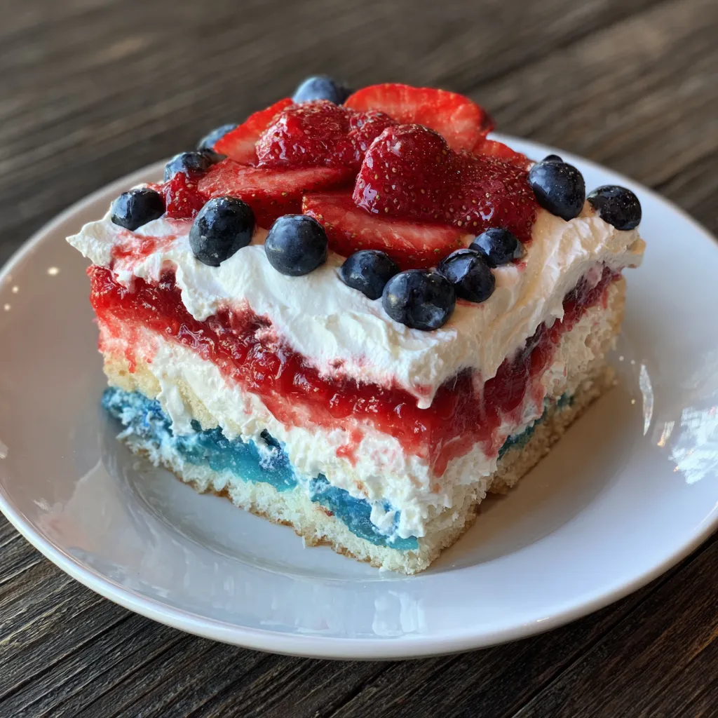 Patriotic Poke Cake