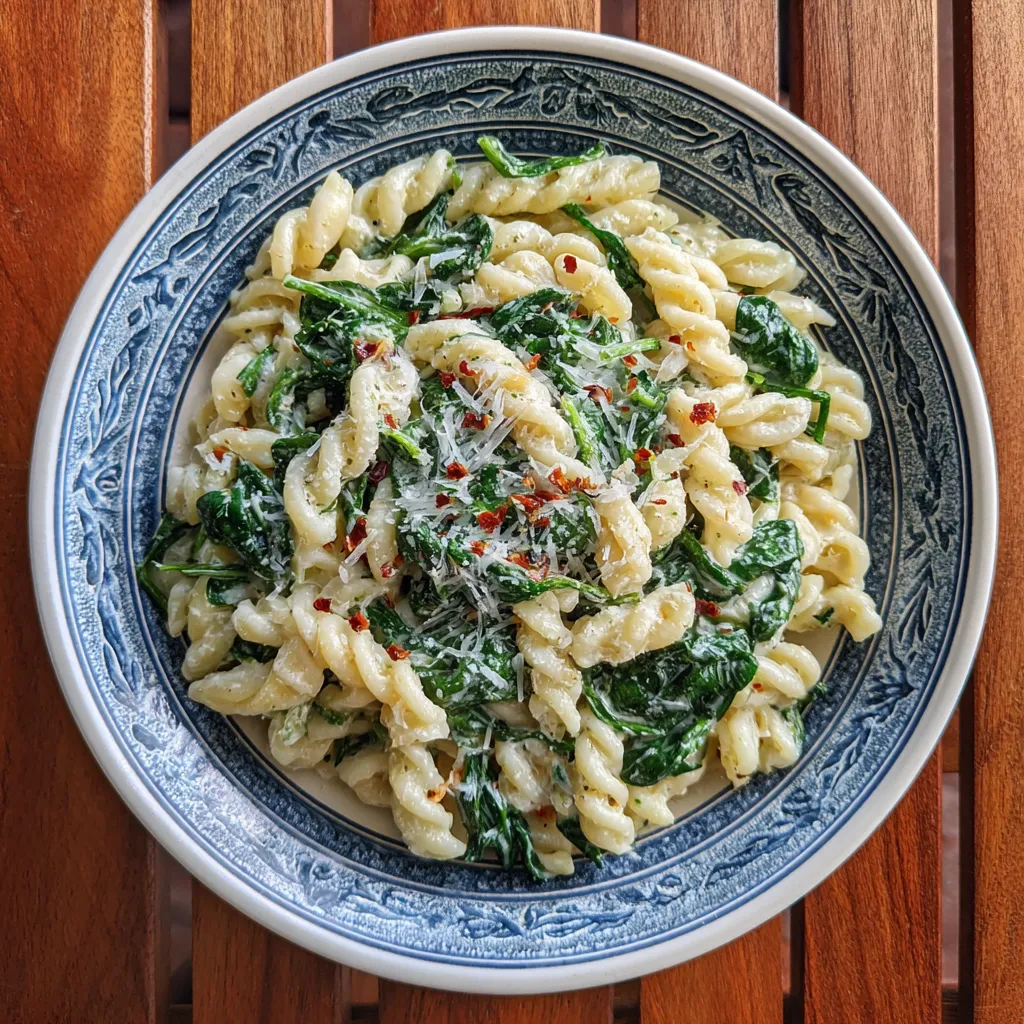 Spinach Smoked Mozzarella Pasta Salad