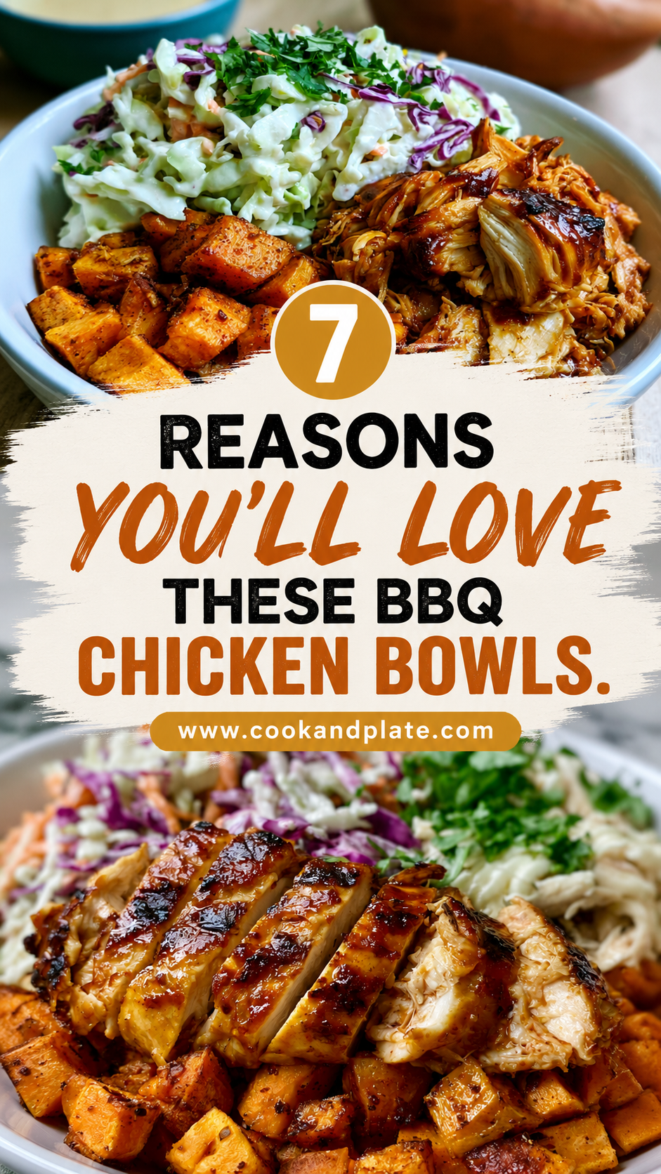 BBQ Chicken Bowls with Sweet Potatoes