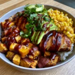 BBQ Chicken Sweet Potato Bowl