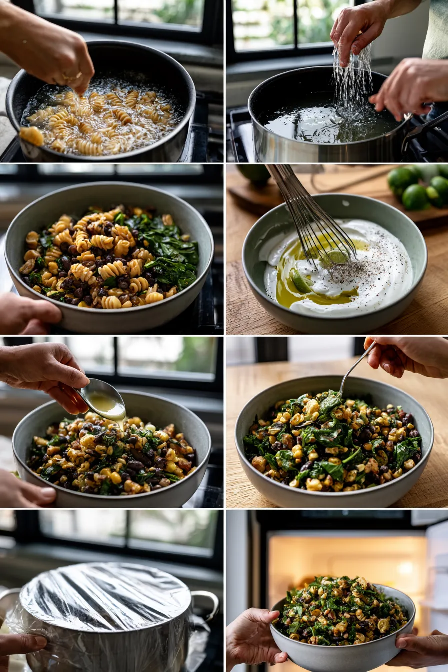 Black Bean and Corn Pasta Salad