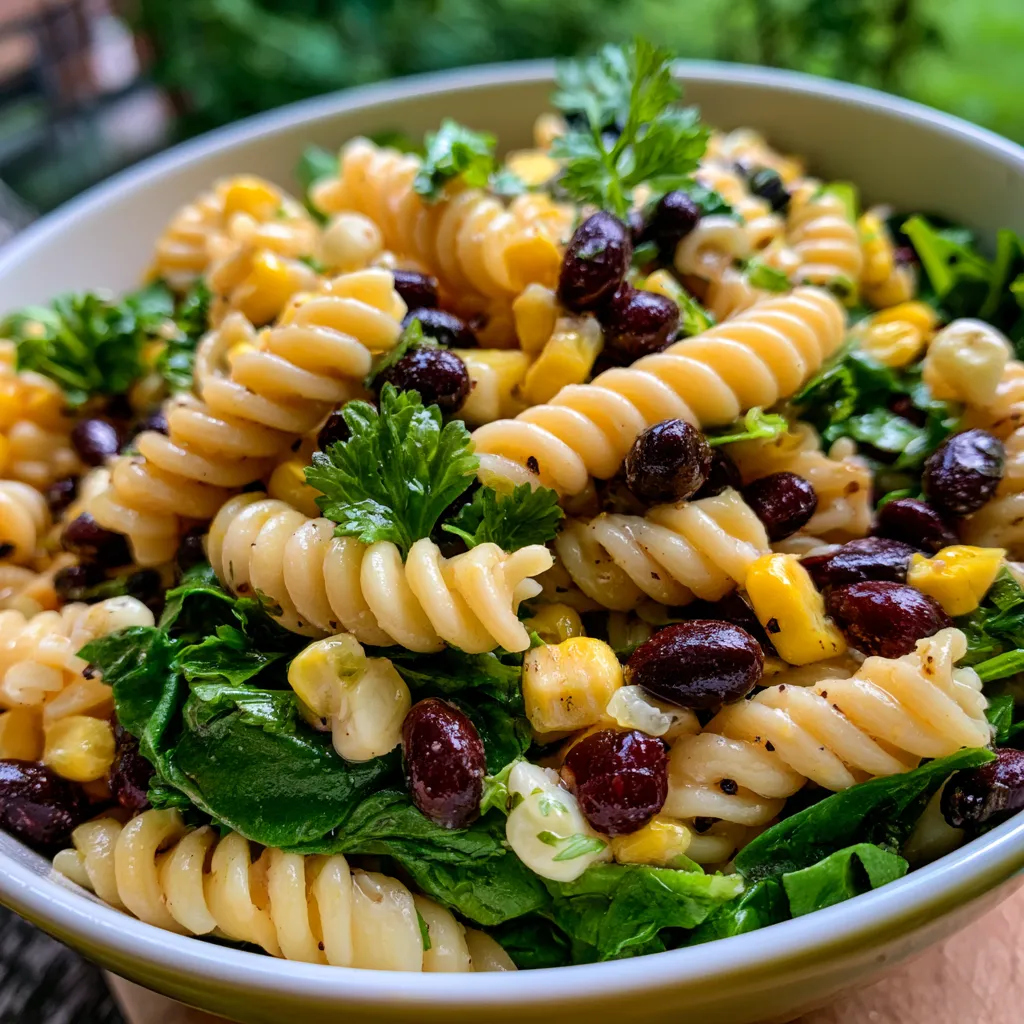 Black Bean and Corn Pasta Salad