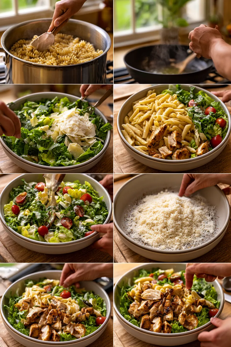 Chicken Caesar Pasta Salad