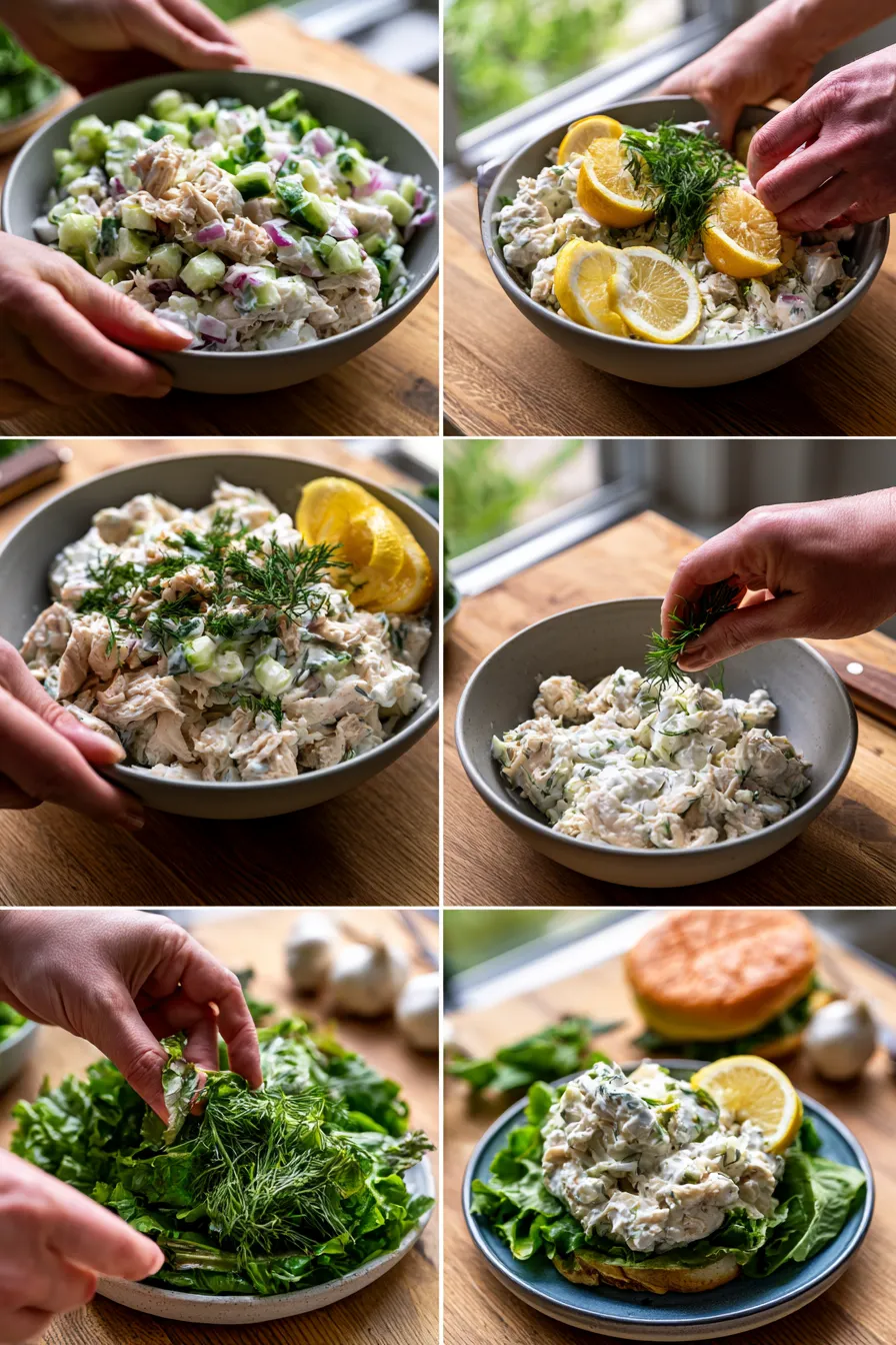 Creamy Tzatziki Chicken Salad